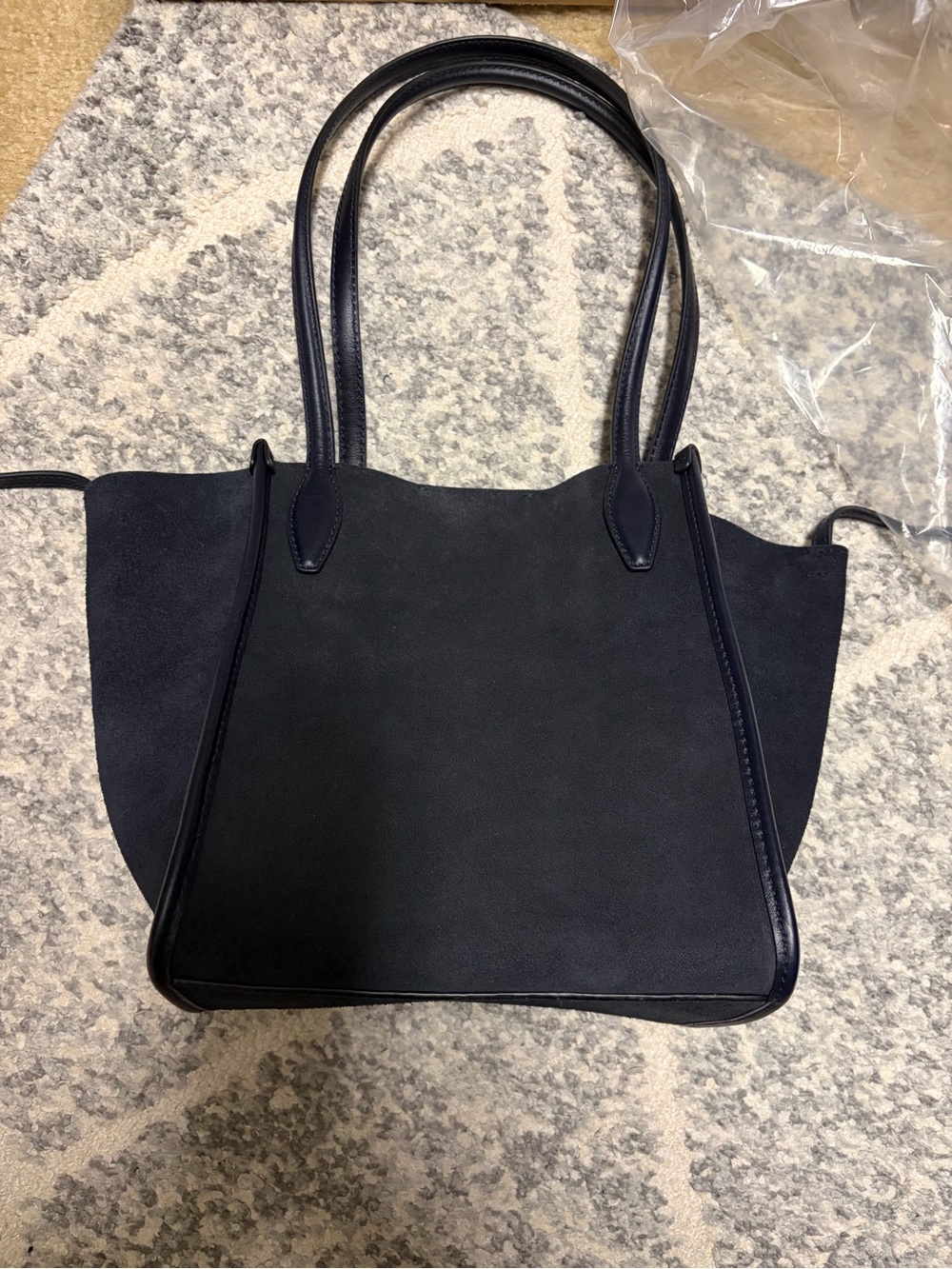 The Lexington Small Tote- Color Juniper Berry- MADEWELL - Picture 6 of 12